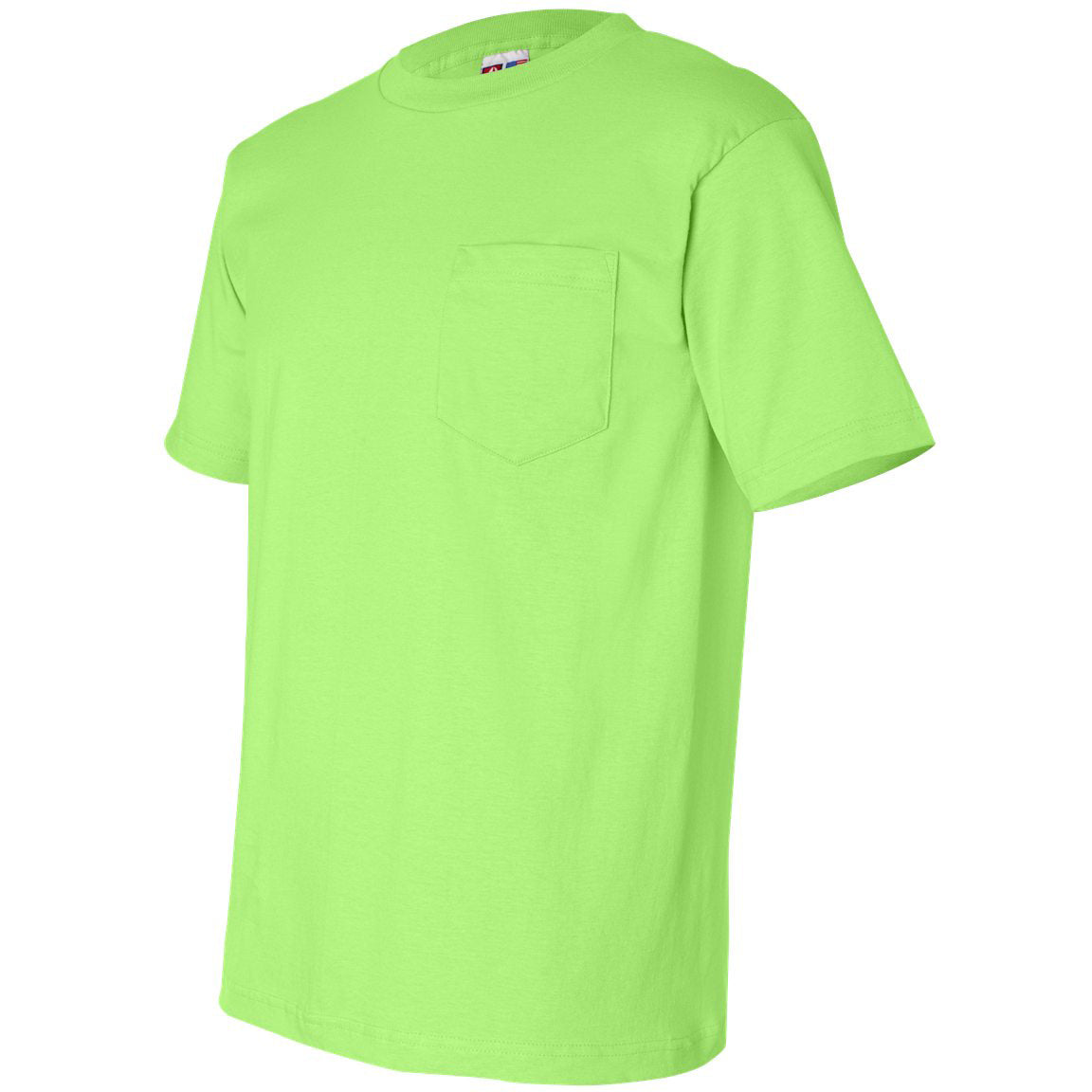 Black Pocket T-Shirt - Bayside - Comfortable Cotton