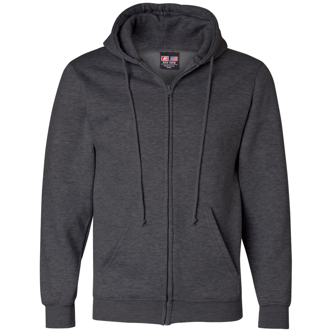 Black Sweatshirts - Bayside - Classic Zip-Up Design