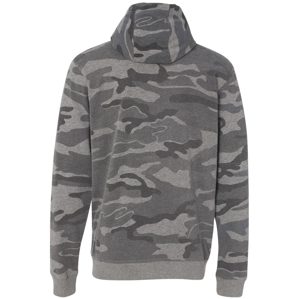 Black Camo Sweatshirt - Burnside - Full-Zip Style