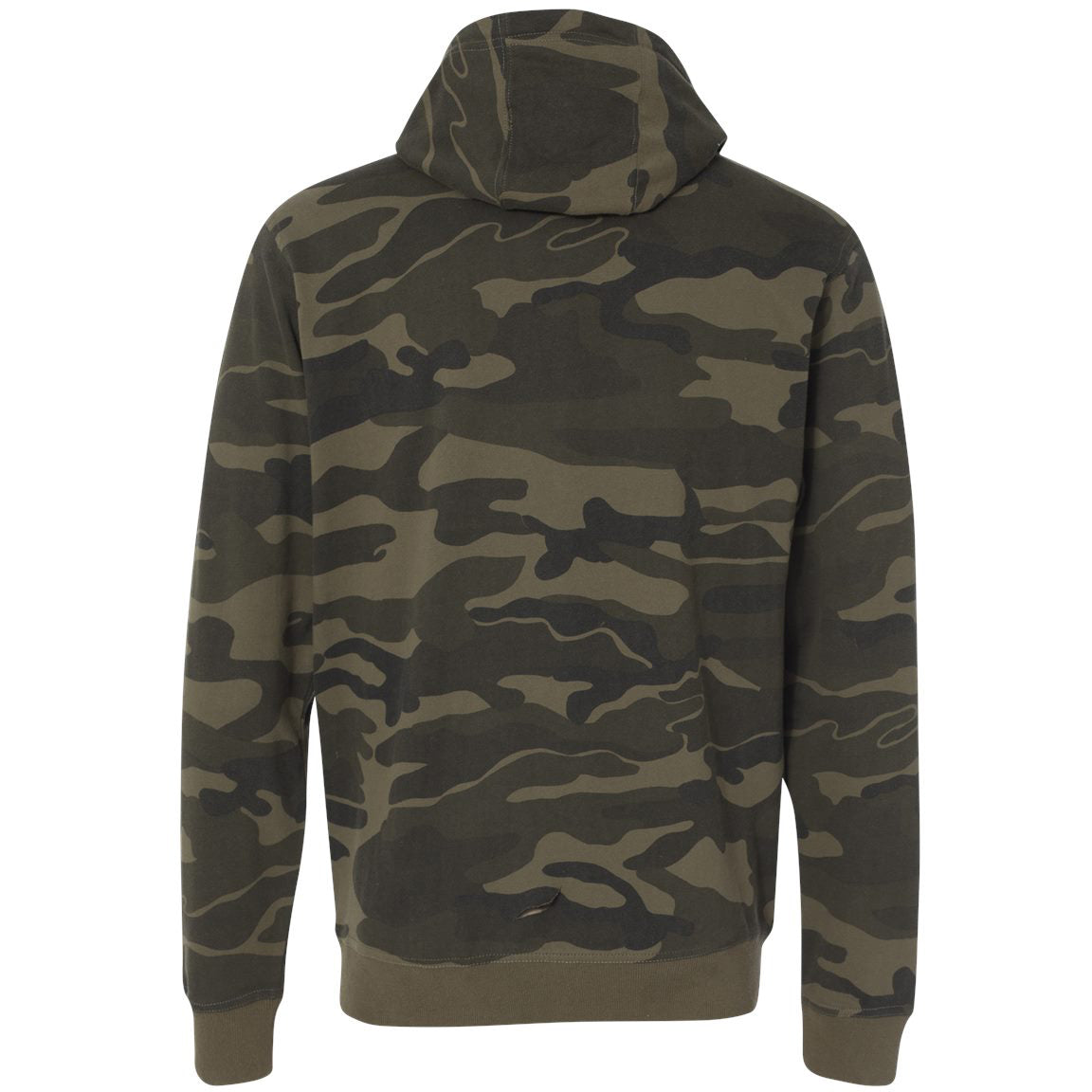 Black Camo Sweatshirt - Burnside - Full-Zip Style