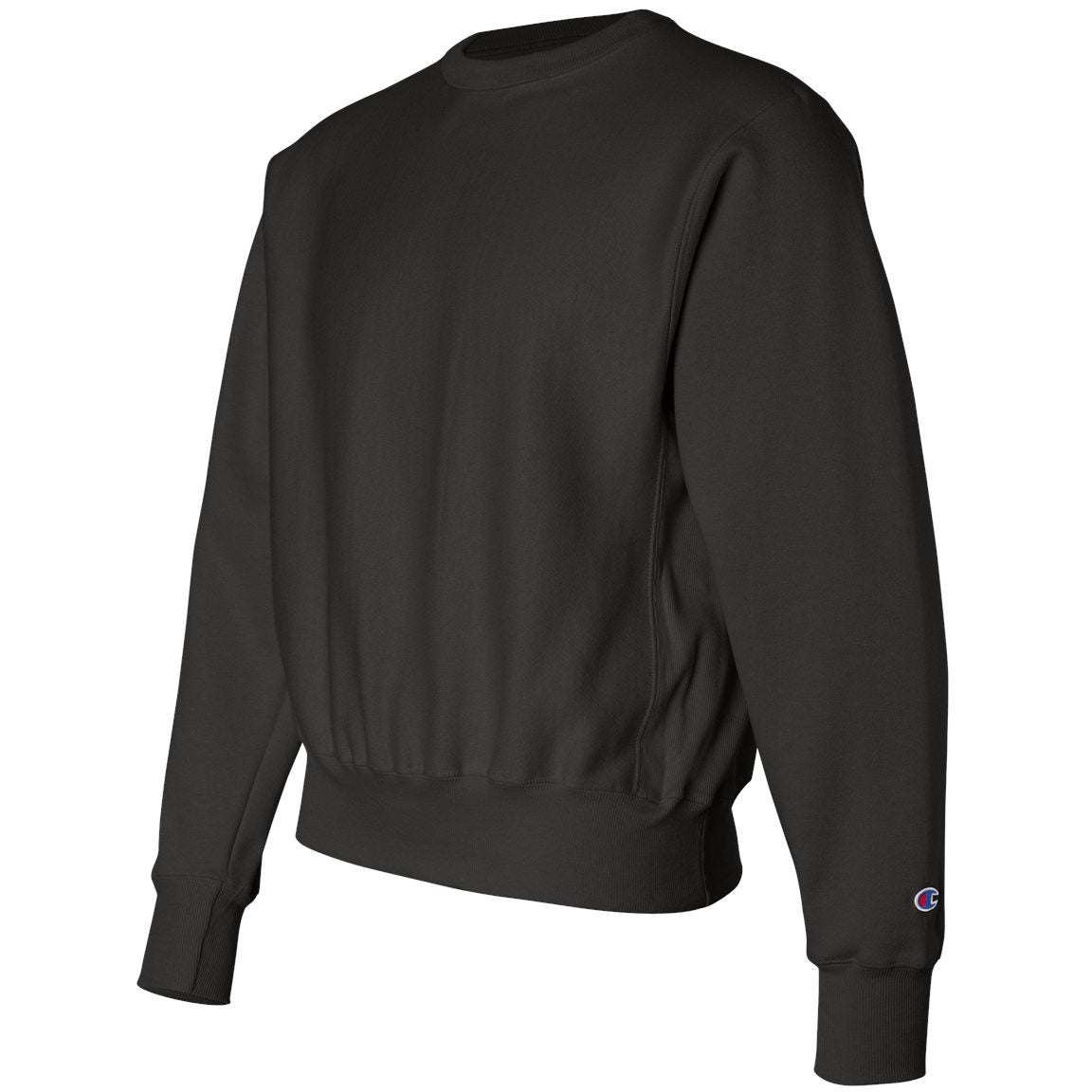Black Sweatshirt - Champion - Reverse Weave Fabric