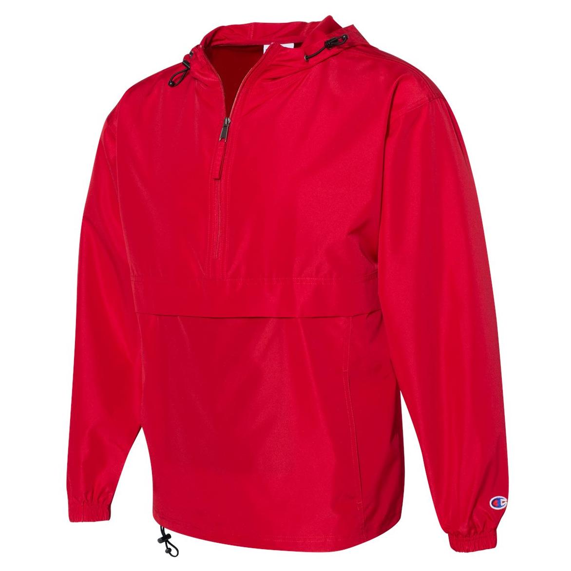 Black Packable Jacket - Champion - Lightweight Design