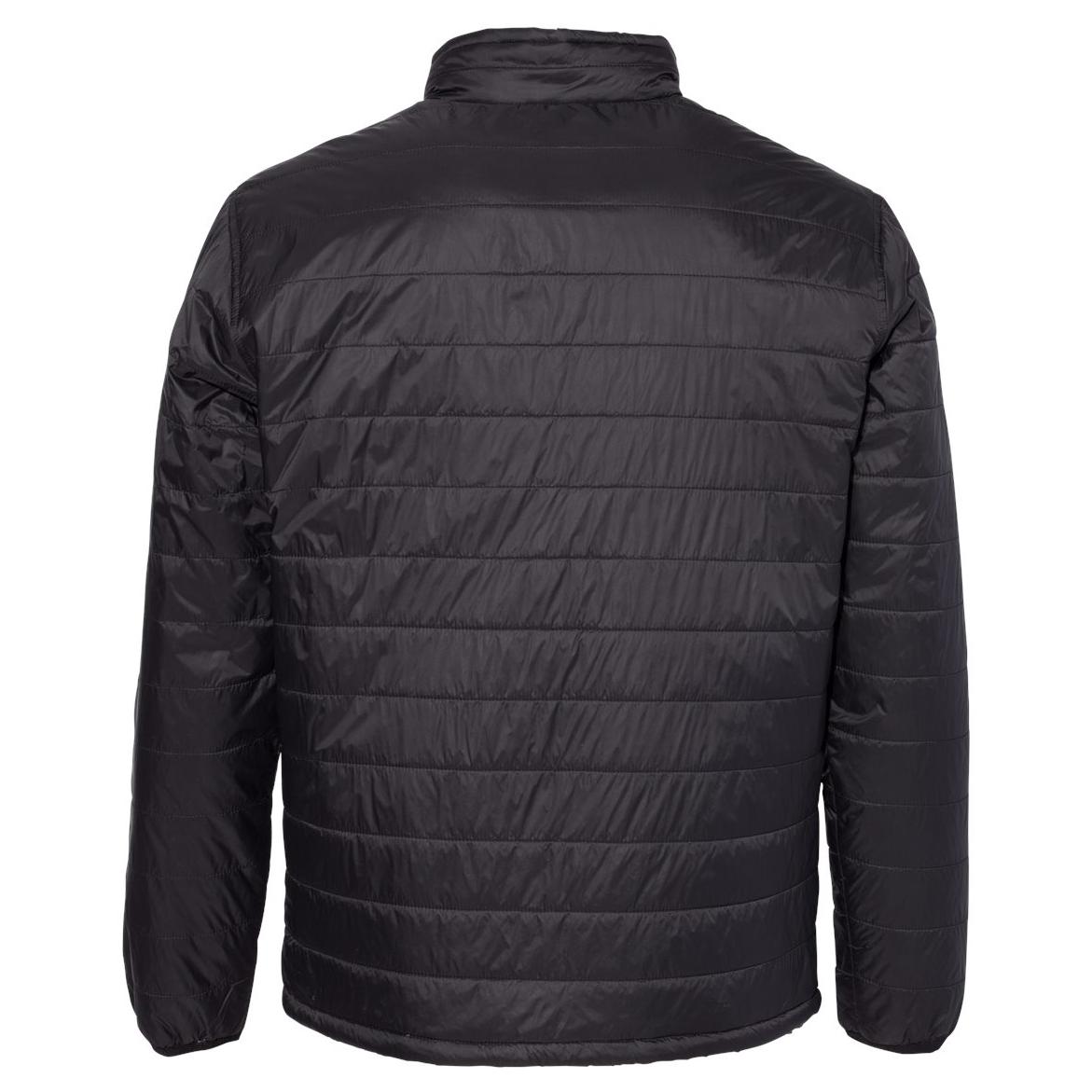 Black Puffer Jacket - Independent Trading Co. - Weatherproof