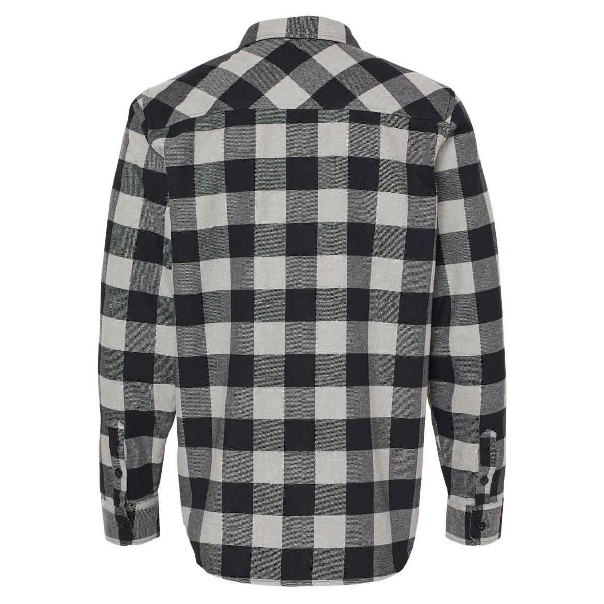 Charcoal Button Up Shirt - Independent Trading Co. - Flannel