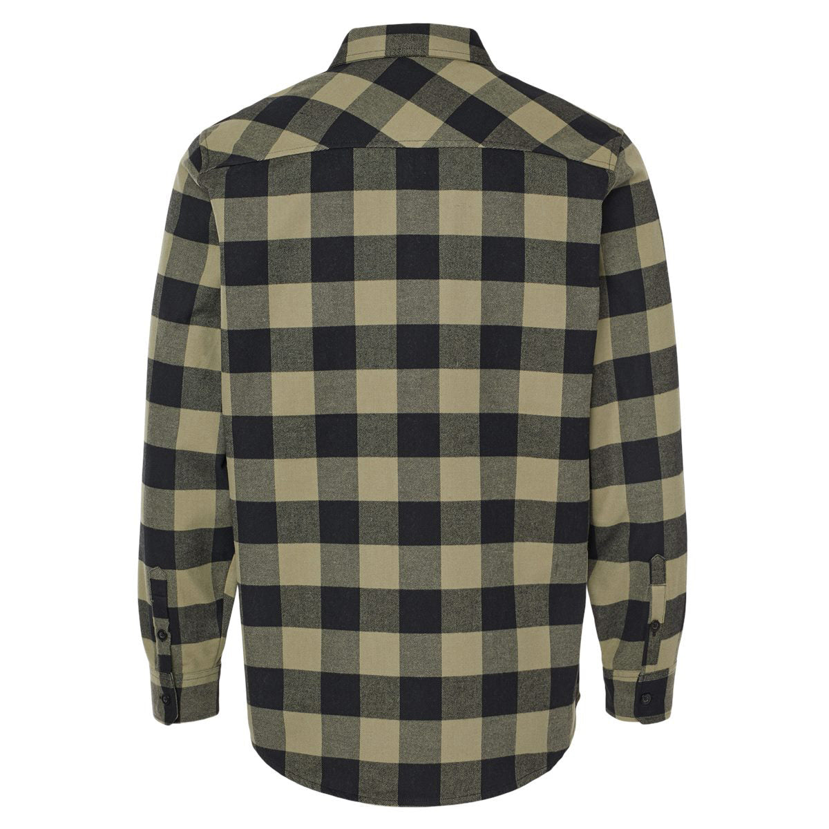 Charcoal Button Up Shirt - Independent Trading Co. - Flannel