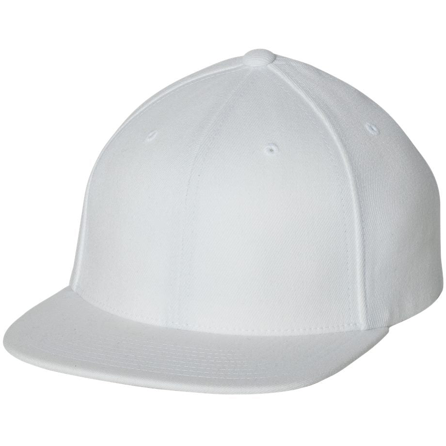 Black Flat Brim Hat - FlexFit - Stylish Snapback Cap