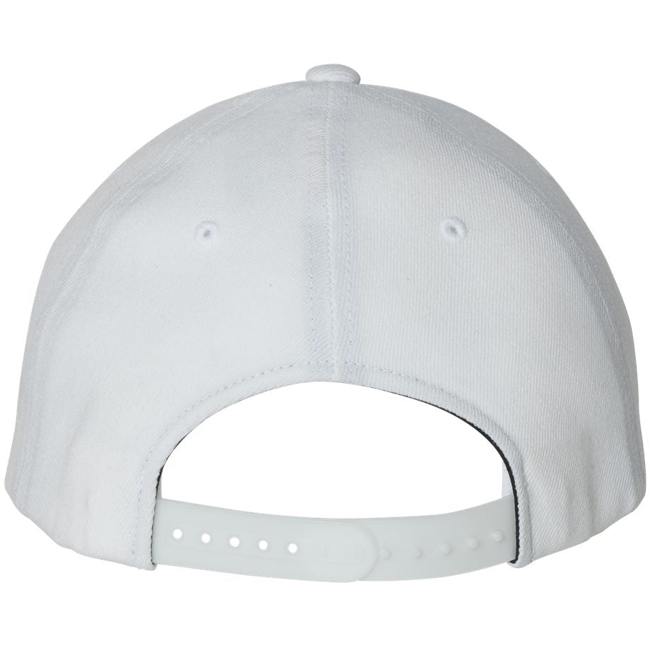 Black Flat Brim Hat - FlexFit - Stylish Snapback Cap