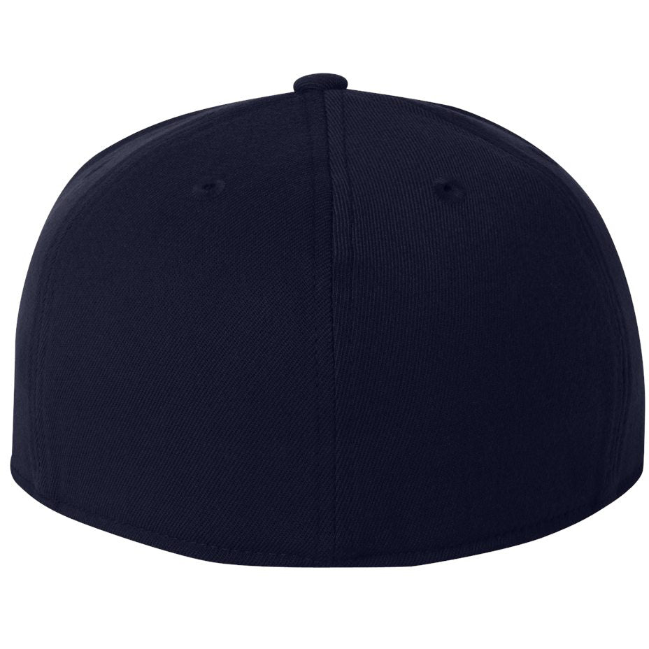 Black Flat Brim Hat - FlexFit - Structured Design