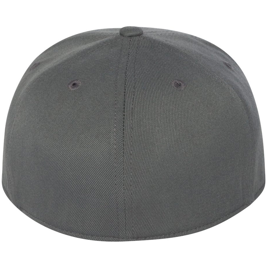 Black Flat Brim Hat - FlexFit - Structured Design
