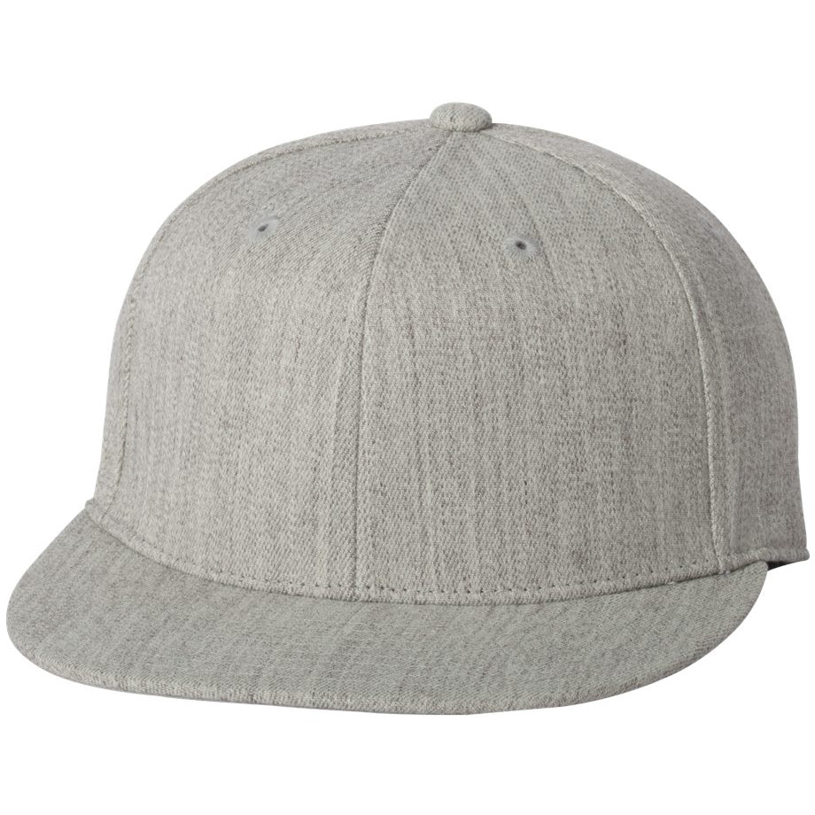 Black Flat Brim Hat - FlexFit - Structured Design
