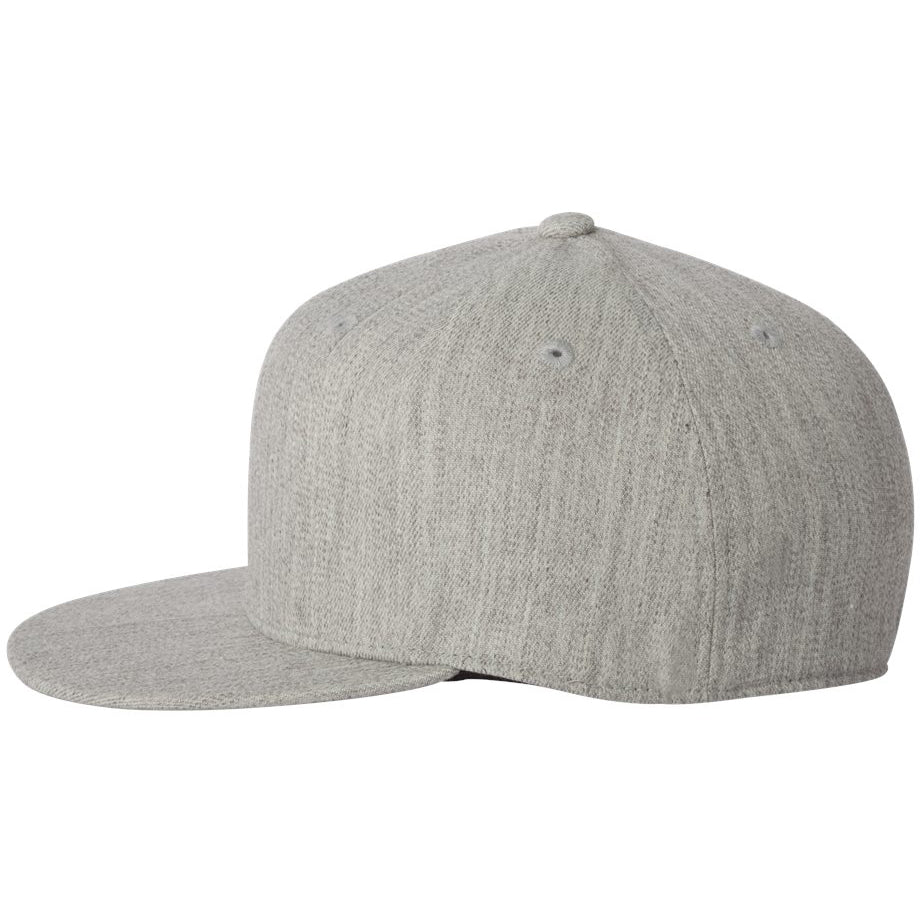 Black Flat Brim Hat - FlexFit - Structured Design