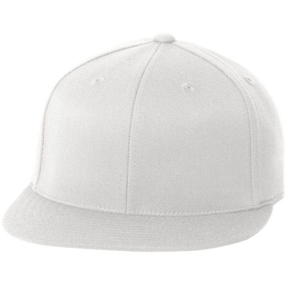 Black Flat Brim Hat - FlexFit - Structured Design