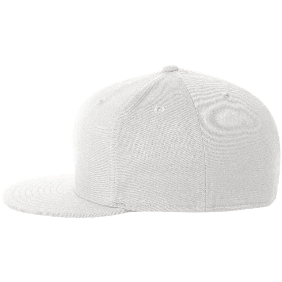 Black Flat Brim Hat - FlexFit - Structured Design