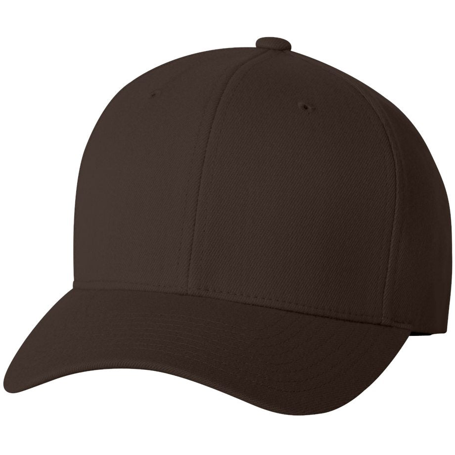 Black Ball Caps - FlexFit - Structured Wool Blend