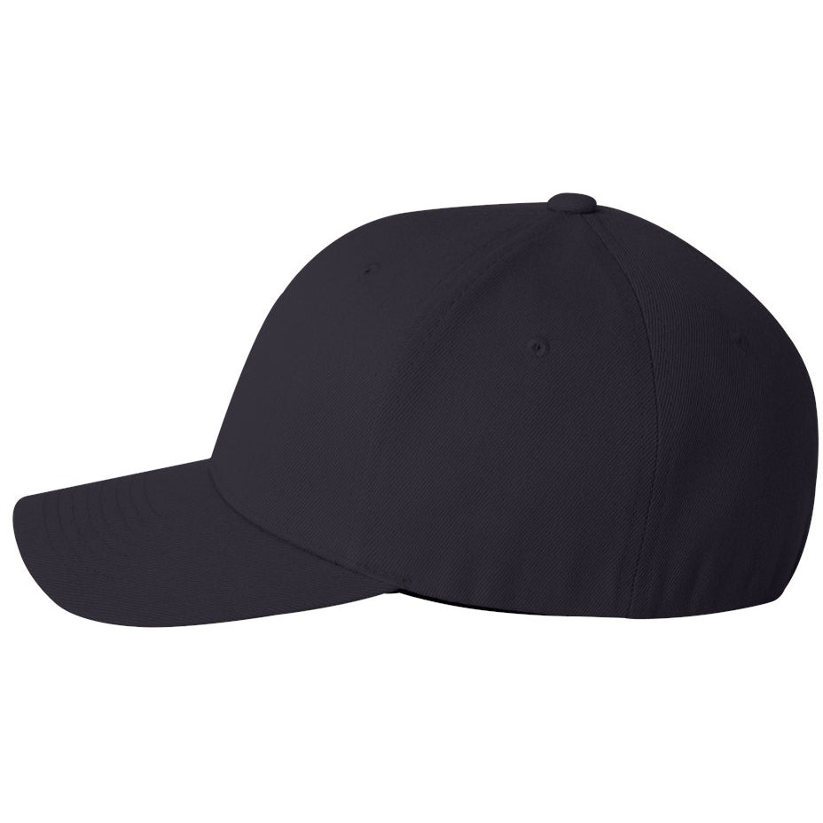 Black Ball Caps - FlexFit - Structured Wool Blend