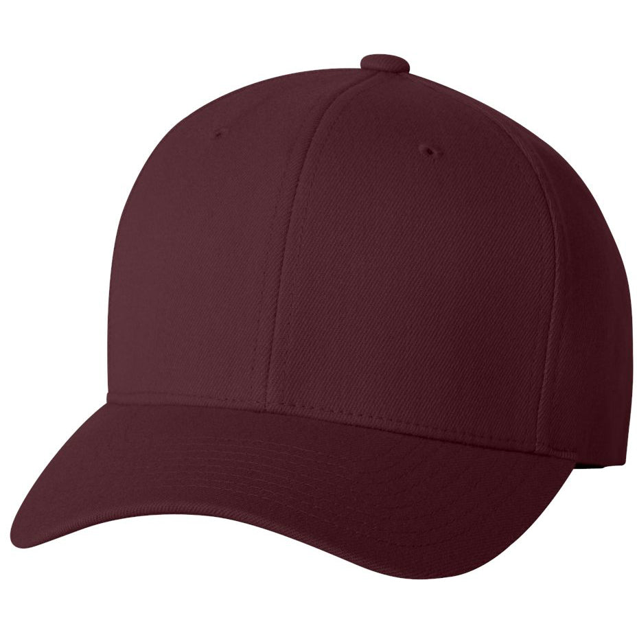 Black Ball Caps - FlexFit - Structured Wool Blend