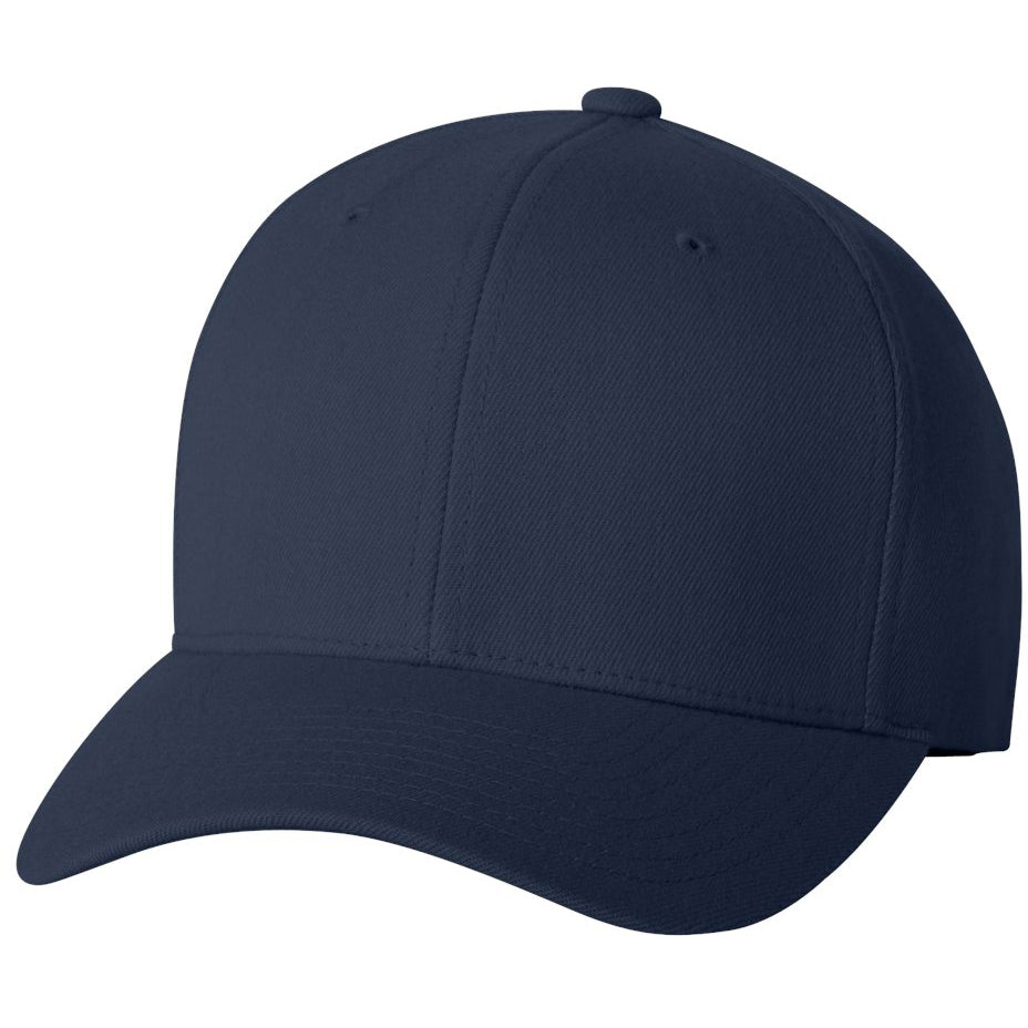 Black Ball Caps - FlexFit - Structured Wool Blend