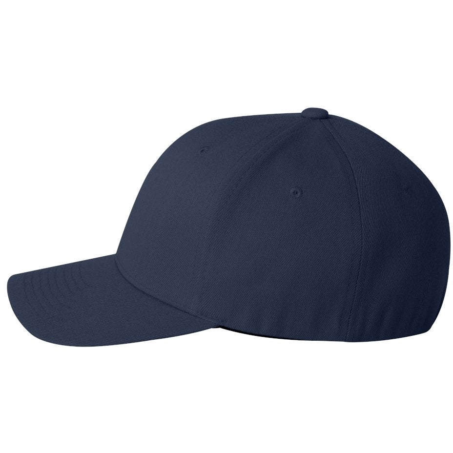 Black Ball Caps - FlexFit - Structured Wool Blend