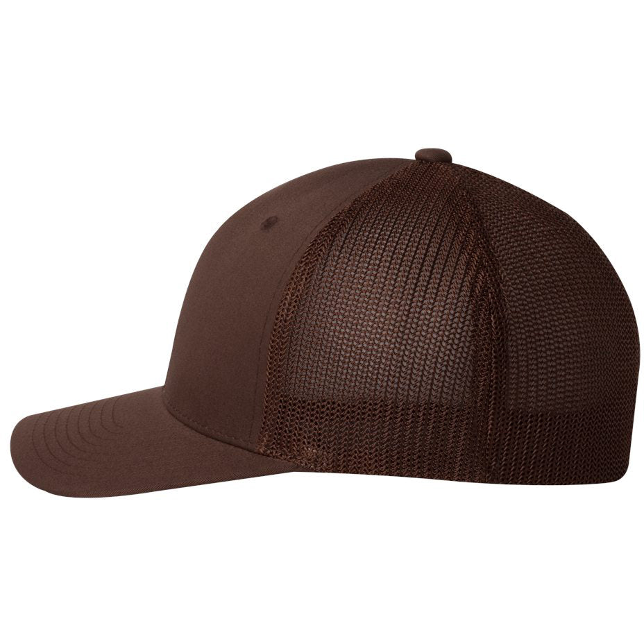 Black/White Ball Cap - FlexFit - Structured Design