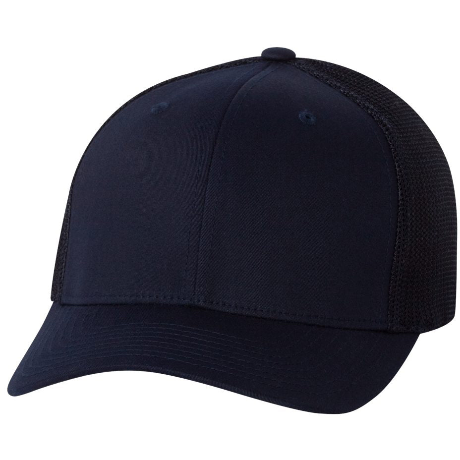 Black/White Ball Cap - FlexFit - Structured Design