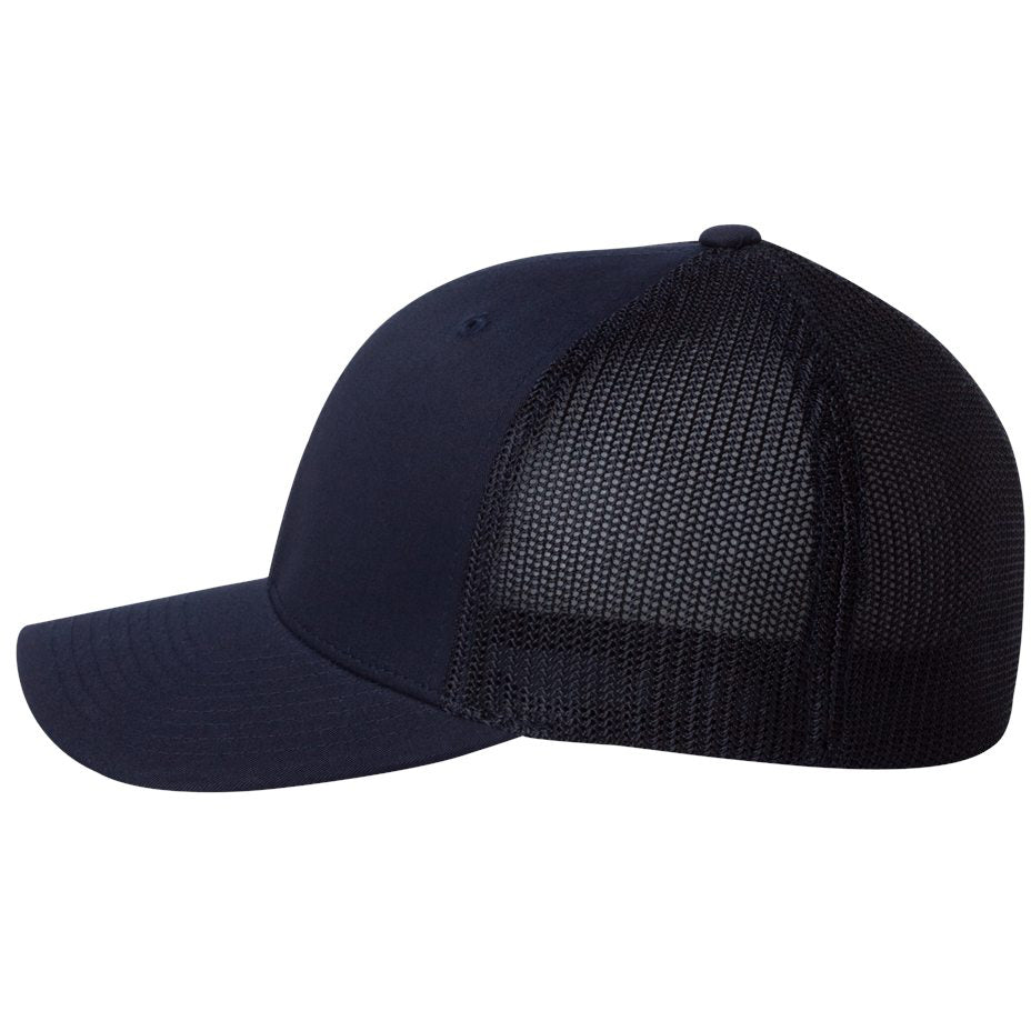 Black/White Ball Cap - FlexFit - Structured Design