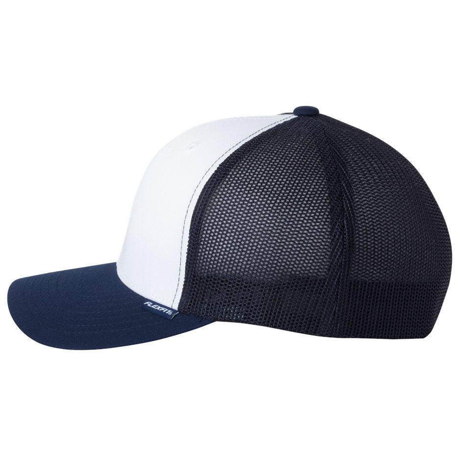 Black/White Ball Cap - FlexFit - Structured Design