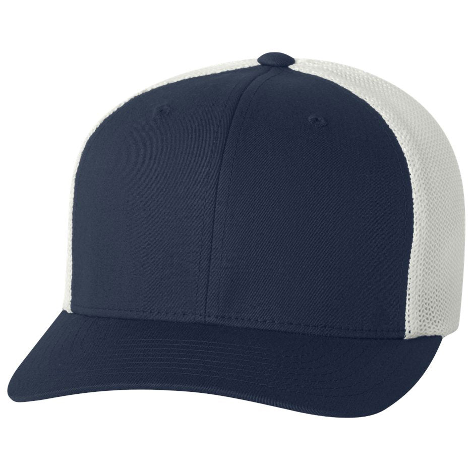 Black/White Ball Cap - FlexFit - Structured Design