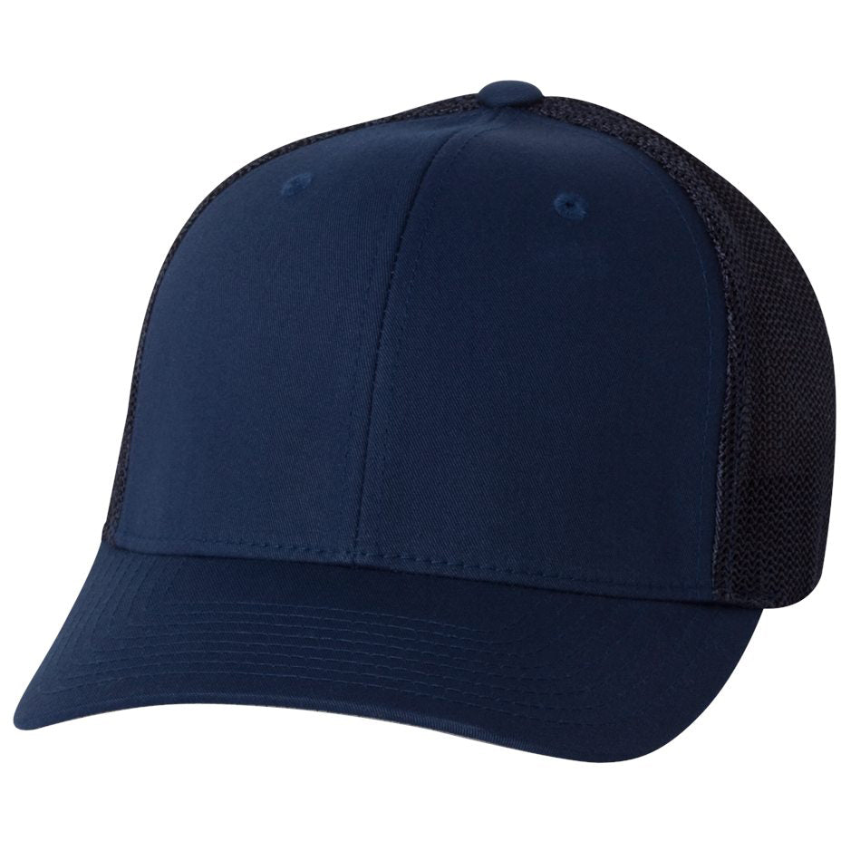 Black/White Ball Cap - FlexFit - Structured Design