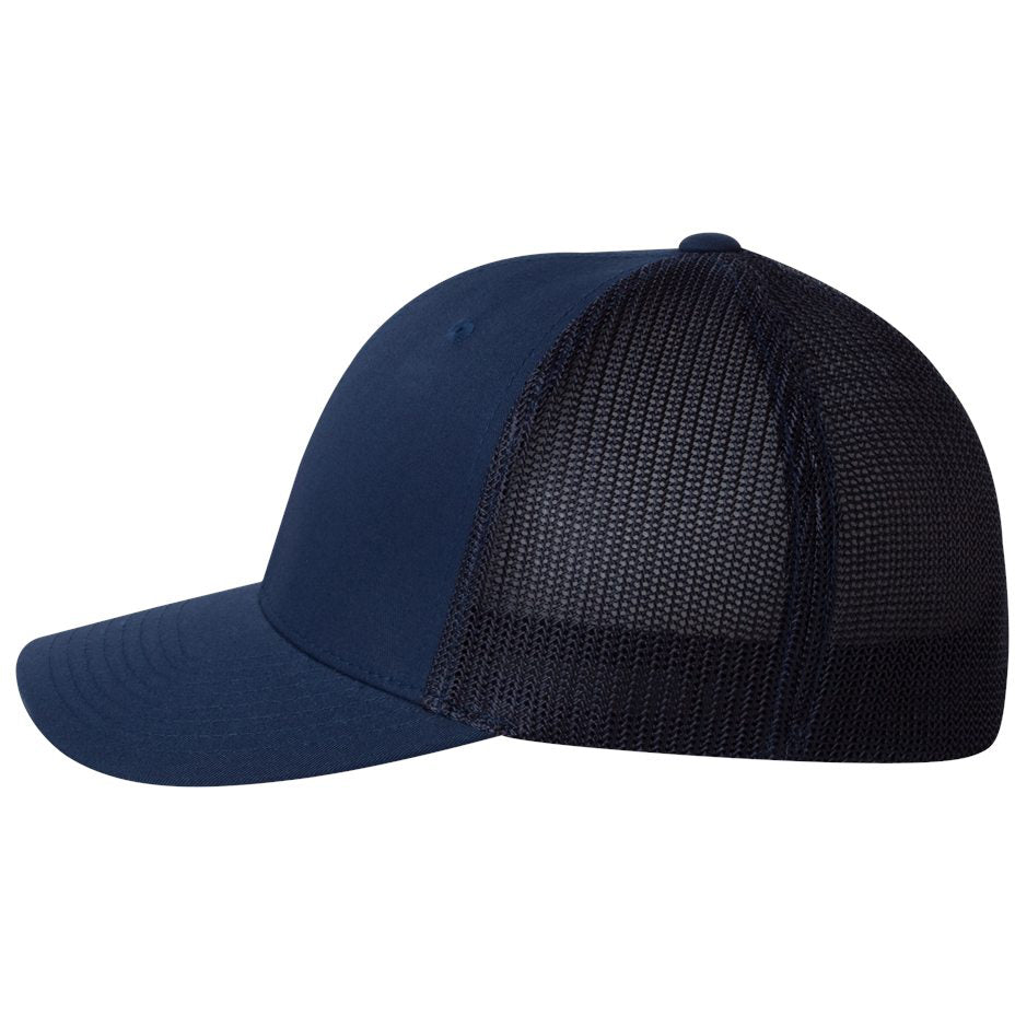 Black/White Ball Cap - FlexFit - Structured Design