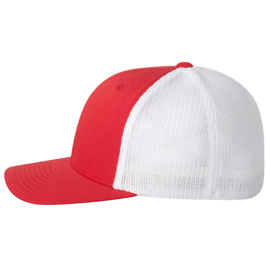 Black/White Ball Cap - FlexFit - Structured Design