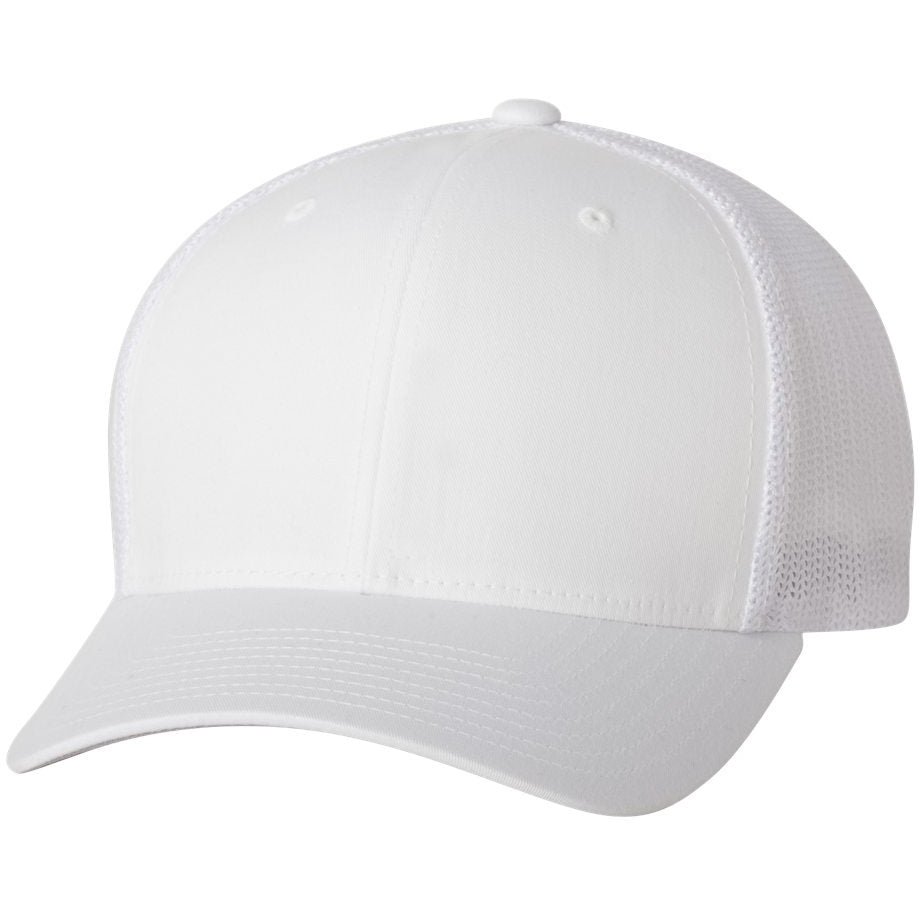 Black/White Ball Cap - FlexFit - Structured Design