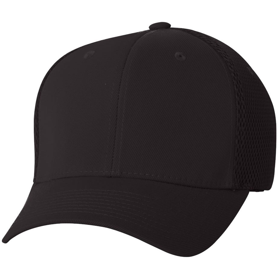 Black/White Ball Caps - FlexFit - Comfortable Mesh