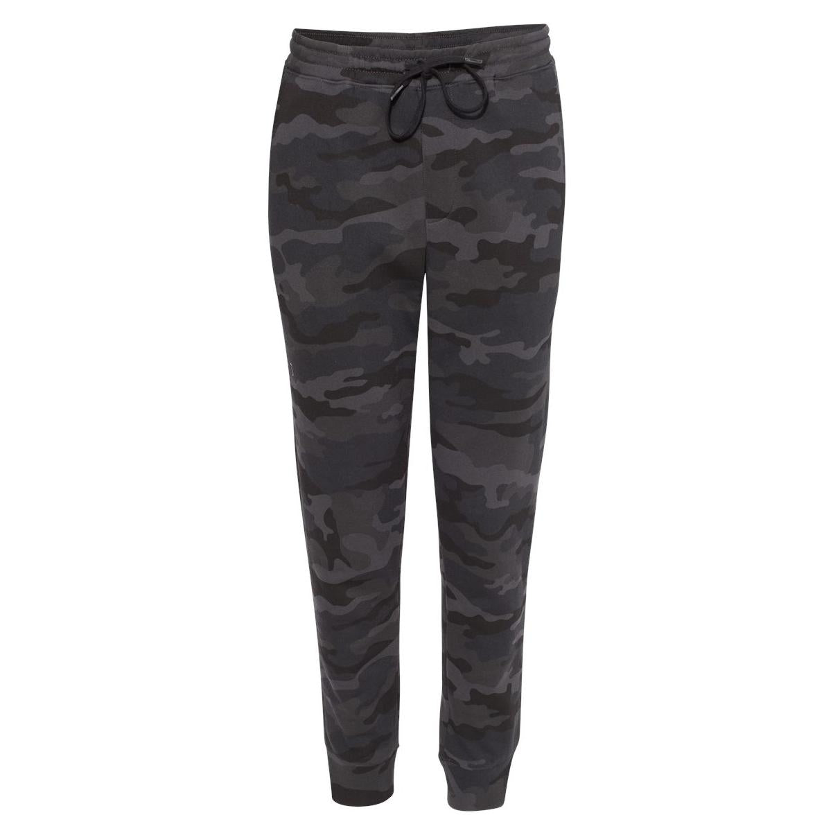 Black Camo Sweatpants - Independent Trading Co. - Midweight Fleece