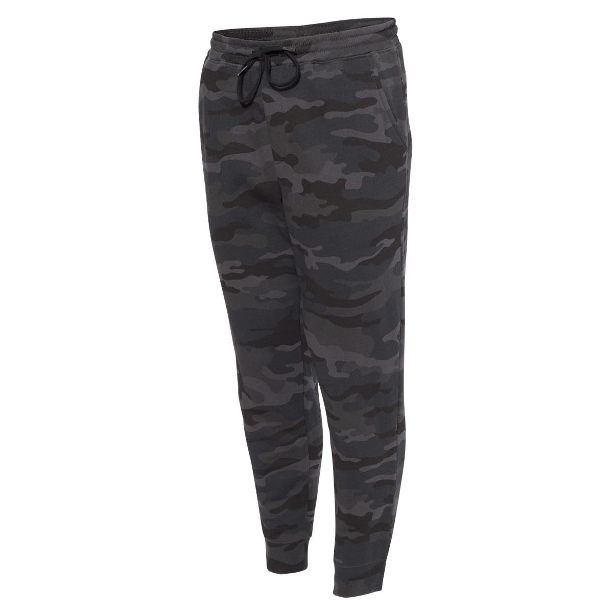 Black Camo Sweatpants - Independent Trading Co. - Midweight Fleece