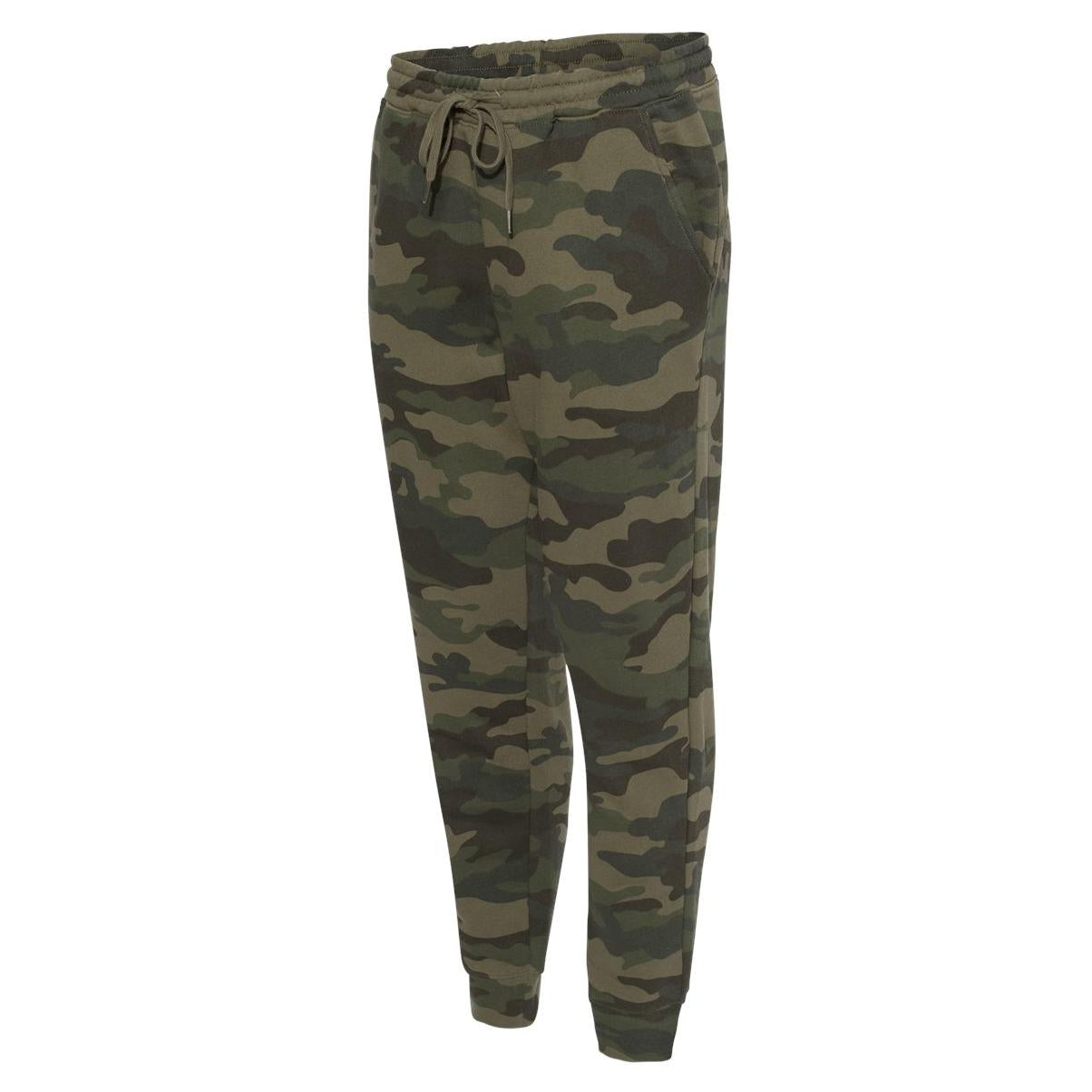 Black Camo Sweatpants - Independent Trading Co. - Midweight Fleece