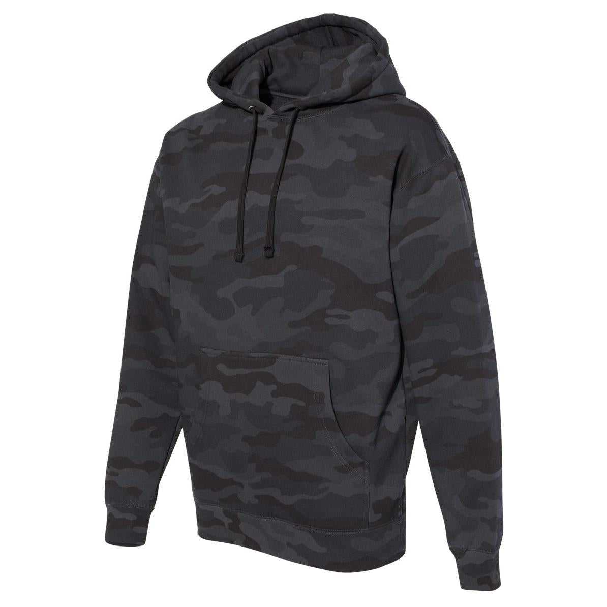 Black Camo Sweatshirt - Independent Trading Co. - Cozy Style