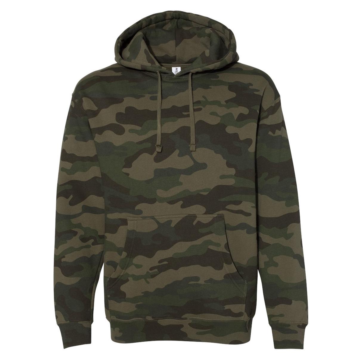 Black Camo Sweatshirt - Independent Trading Co. - Cozy Style