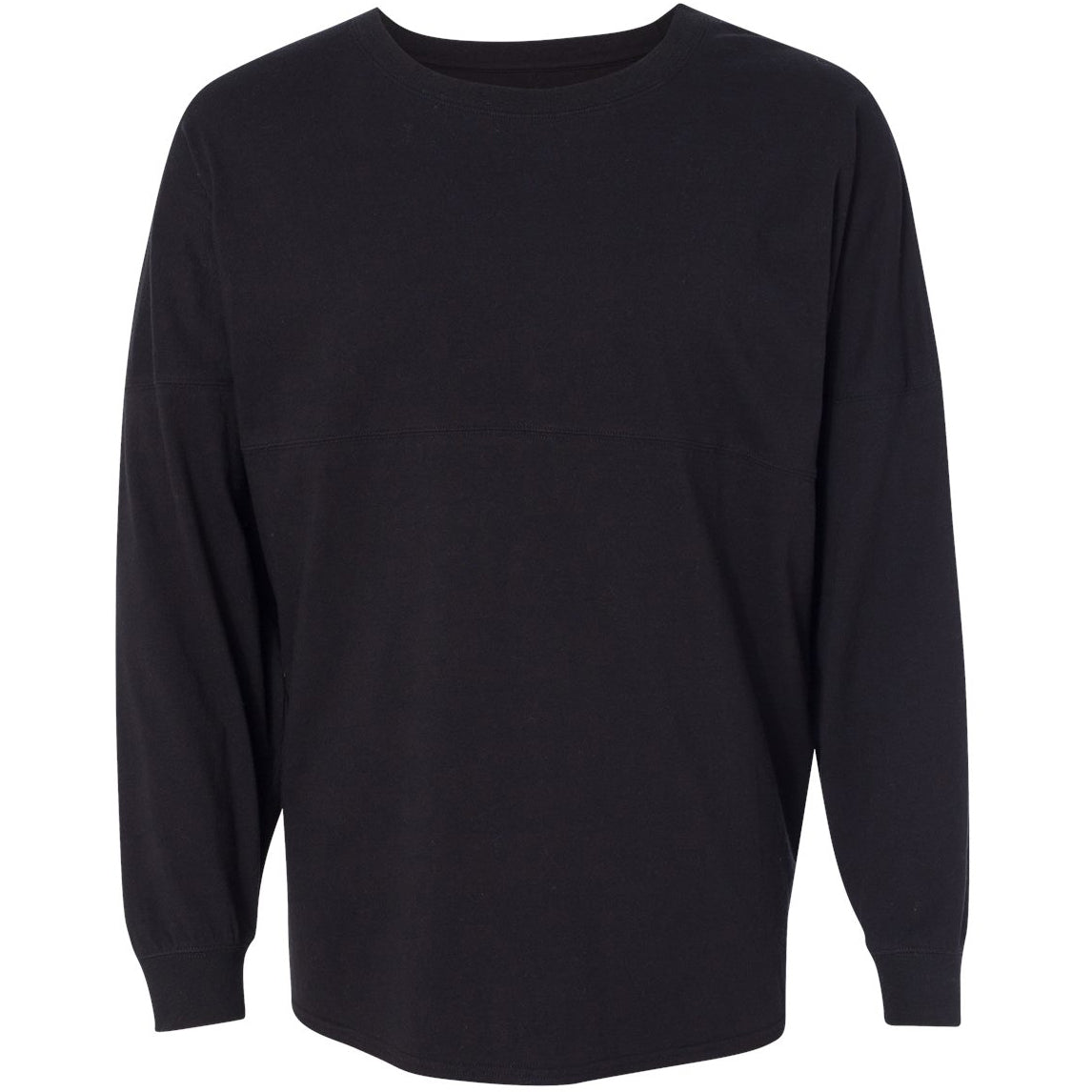 Black Long Sleeve T-Shirt - J. America - Cotton Blend