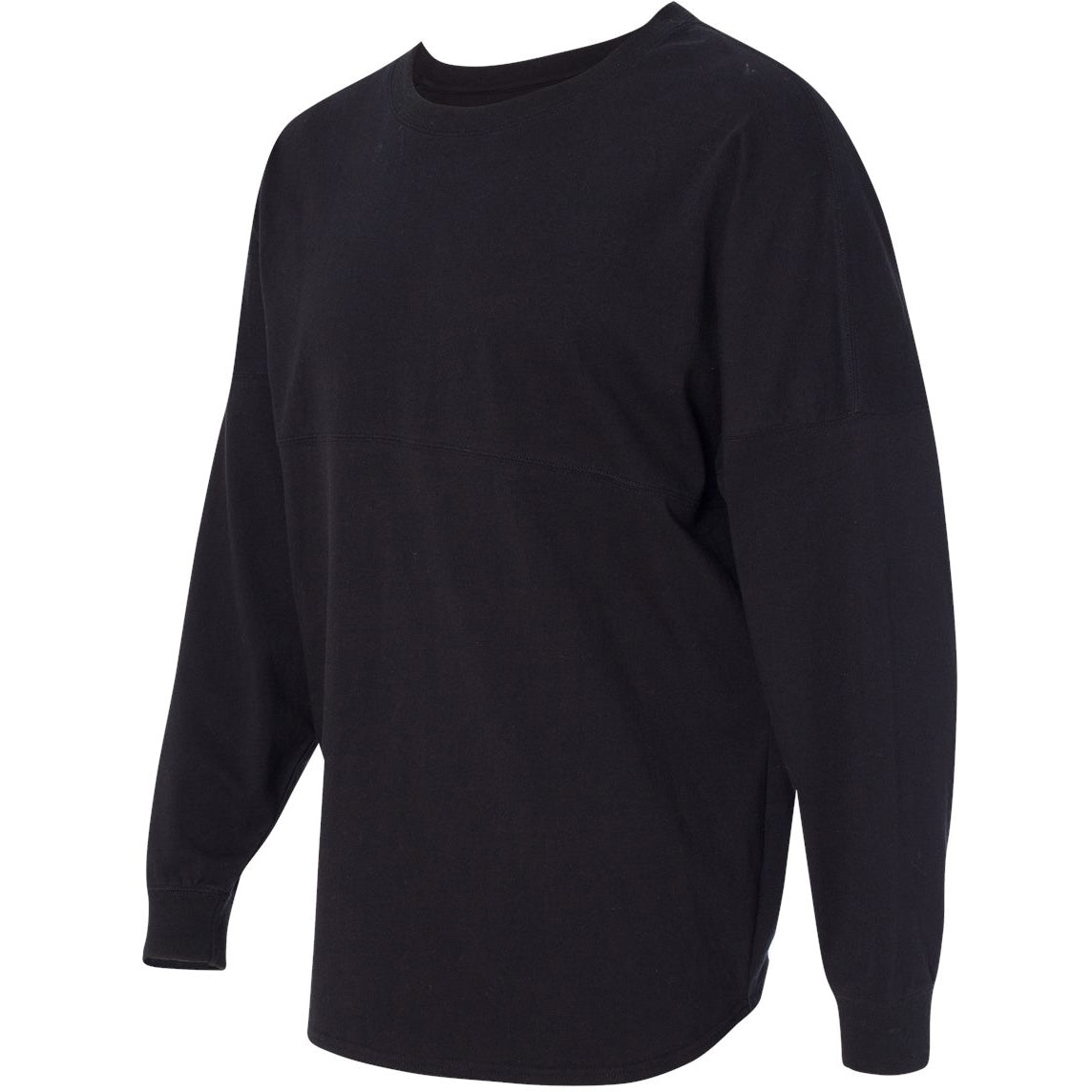 Black Long Sleeve T-Shirt - J. America - Cotton Blend