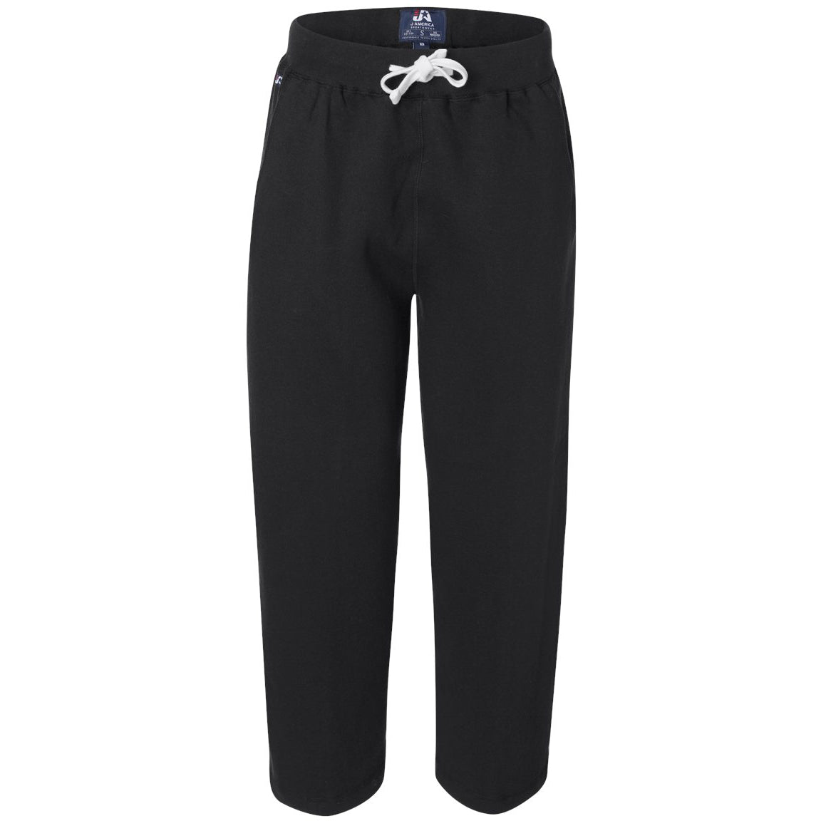 Black Sweatpants - J. America - Premium Open Bottom