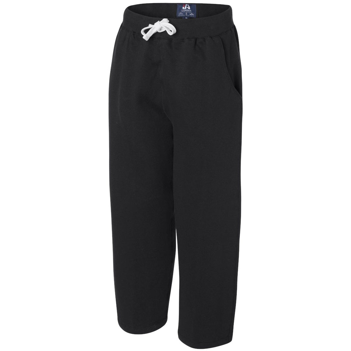 Black Sweatpants - J. America - Premium Open Bottom