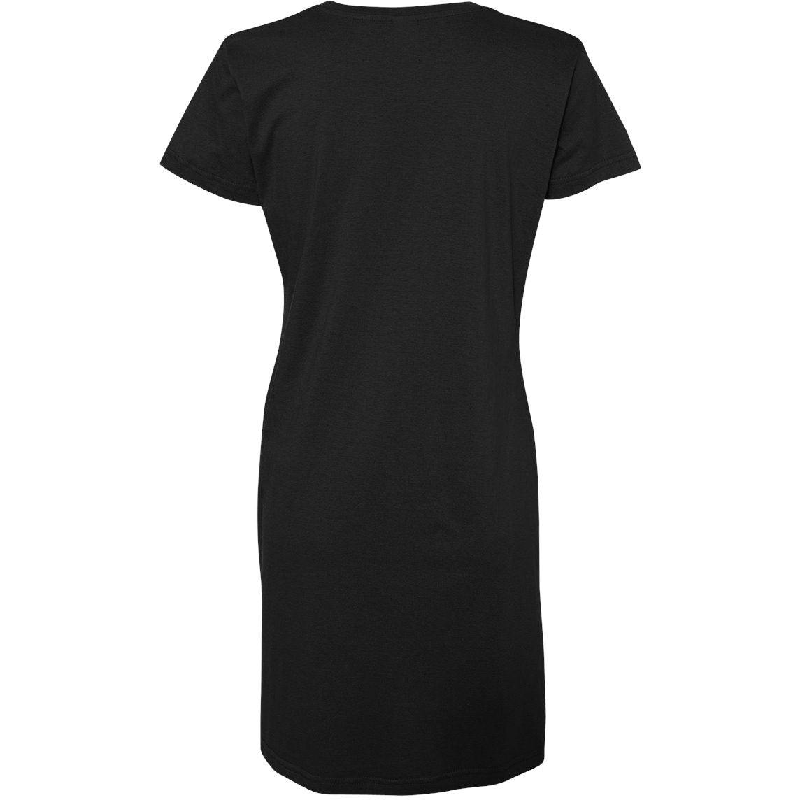 Black V-Neck T-Shirt - LAT - Soft Cotton Blend