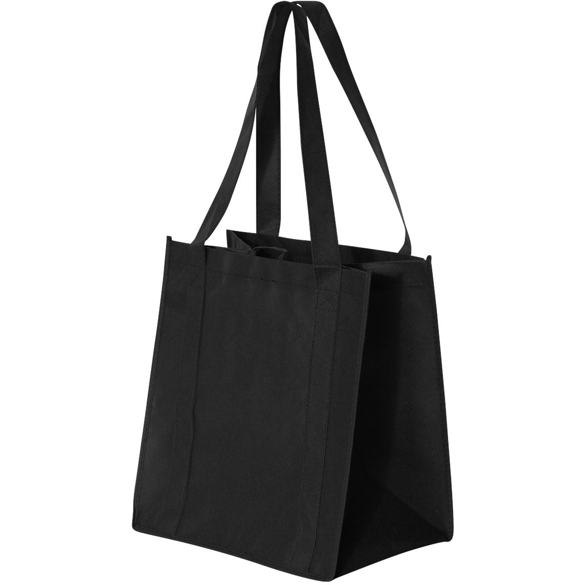 Black Tote Bags - Liberty Bags - Sturdy Non-Woven