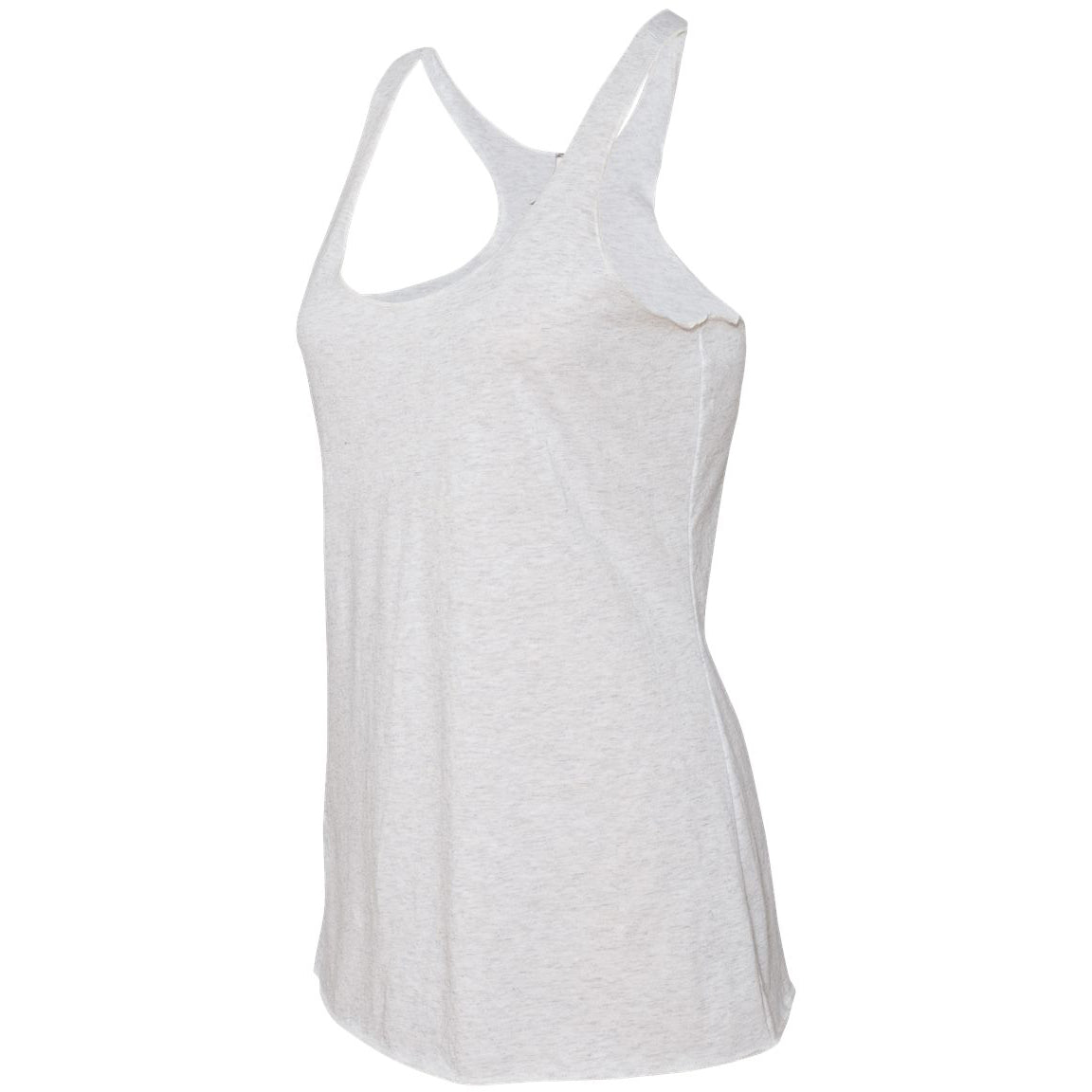 Heather White Tank Top - Next Level - Soft Blend