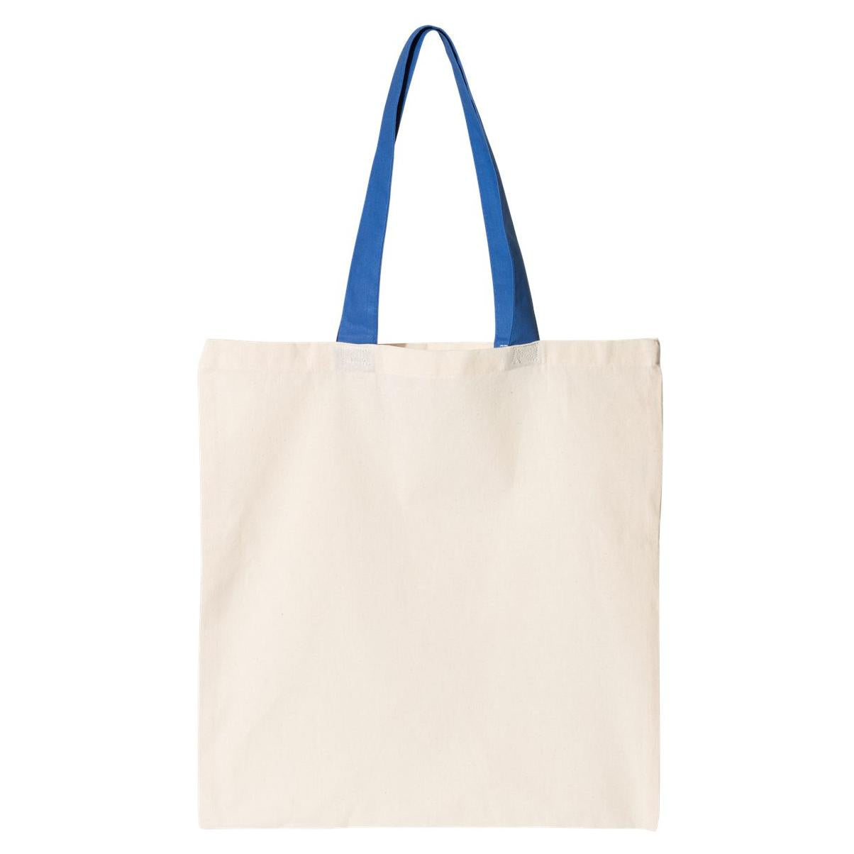 Natural/Black Tote Bags - OAD - Soft Cotton