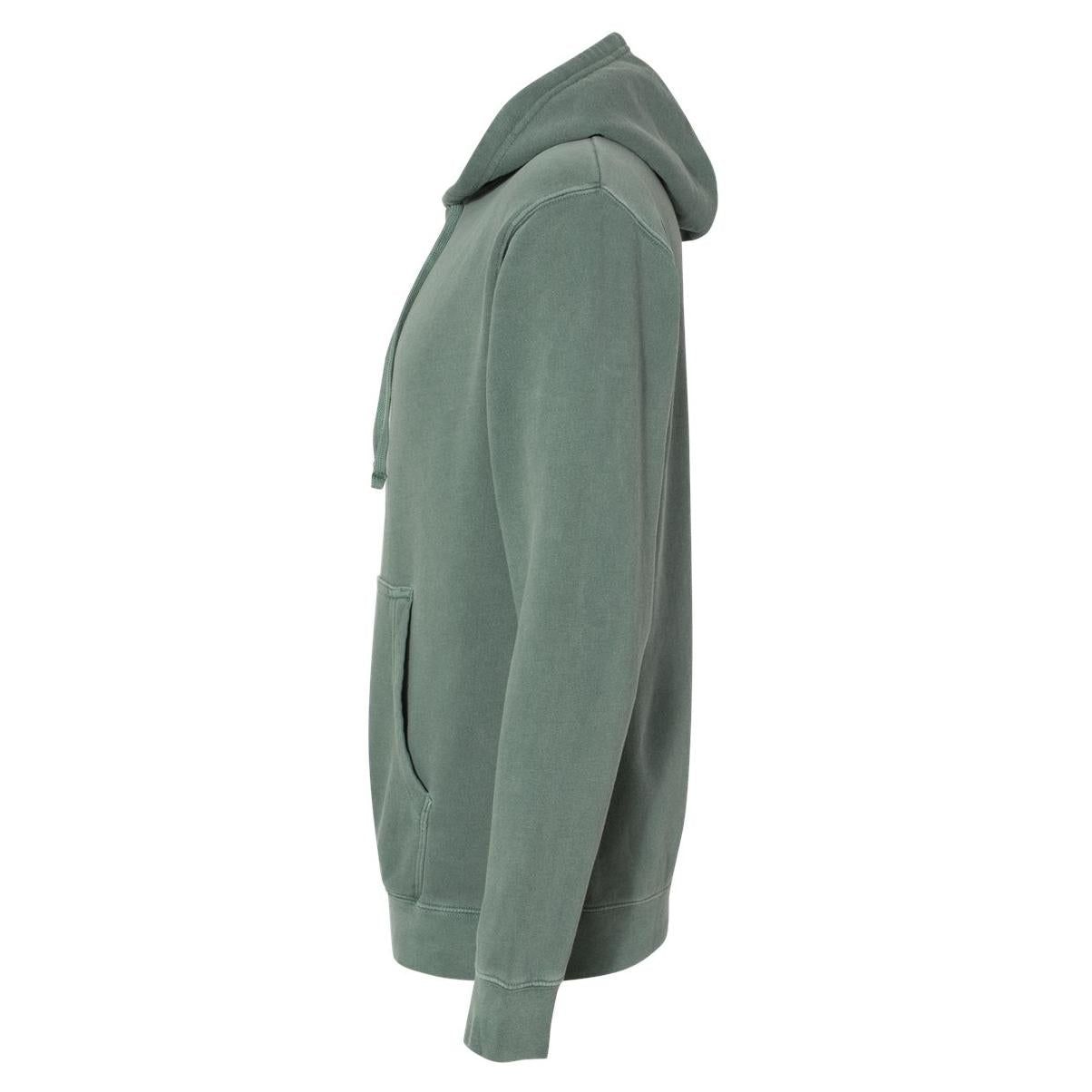 Pigment Black Sweatshirt - Independent Trading Co. - Heavyweight Dyed