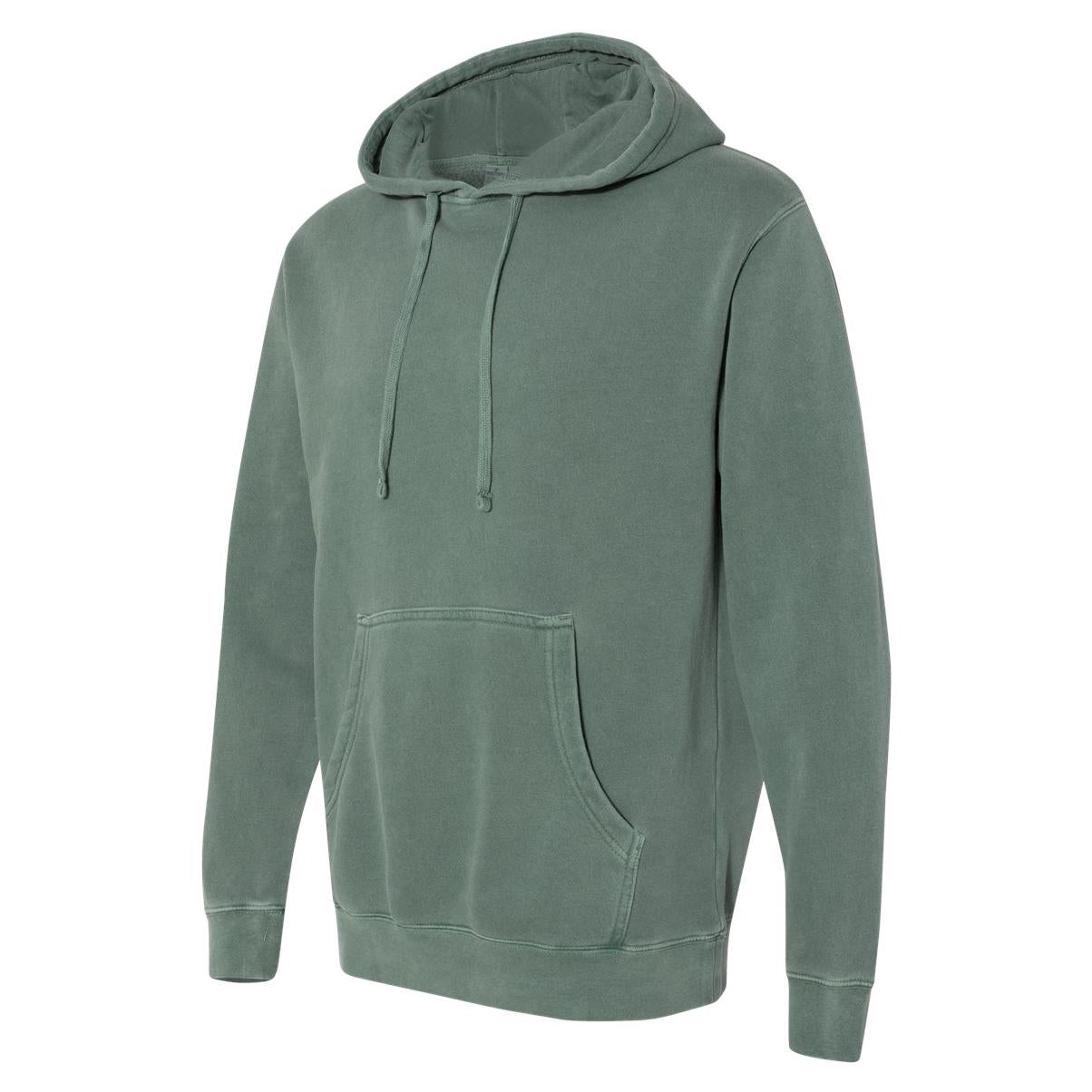 Pigment Black Sweatshirt - Independent Trading Co. - Heavyweight Dyed