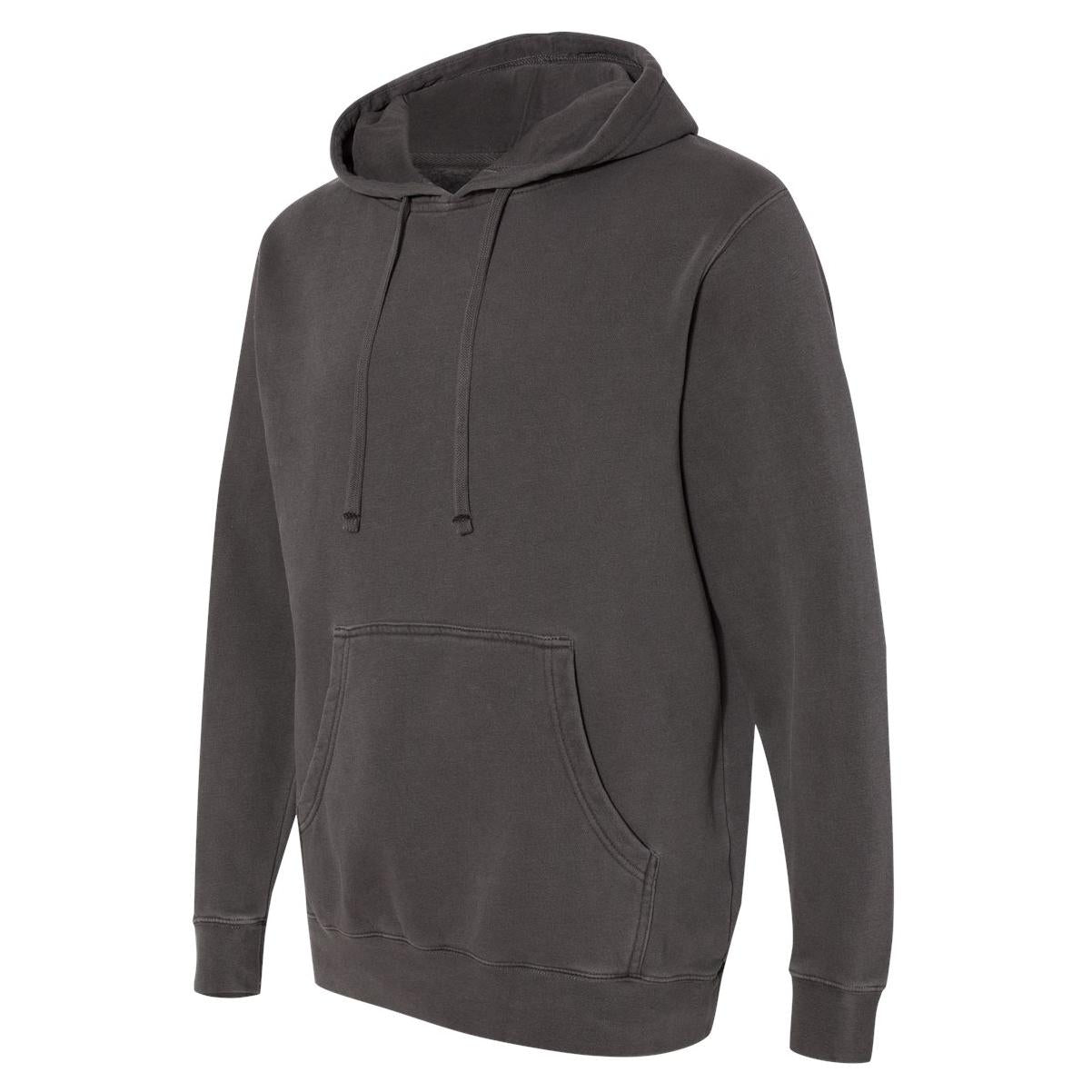 Pigment Black Sweatshirt - Independent Trading Co. - Heavyweight Dyed