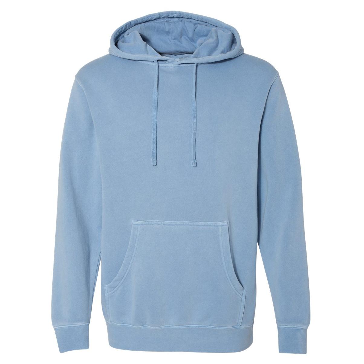 Pigment Black Sweatshirt - Independent Trading Co. - Heavyweight Dyed