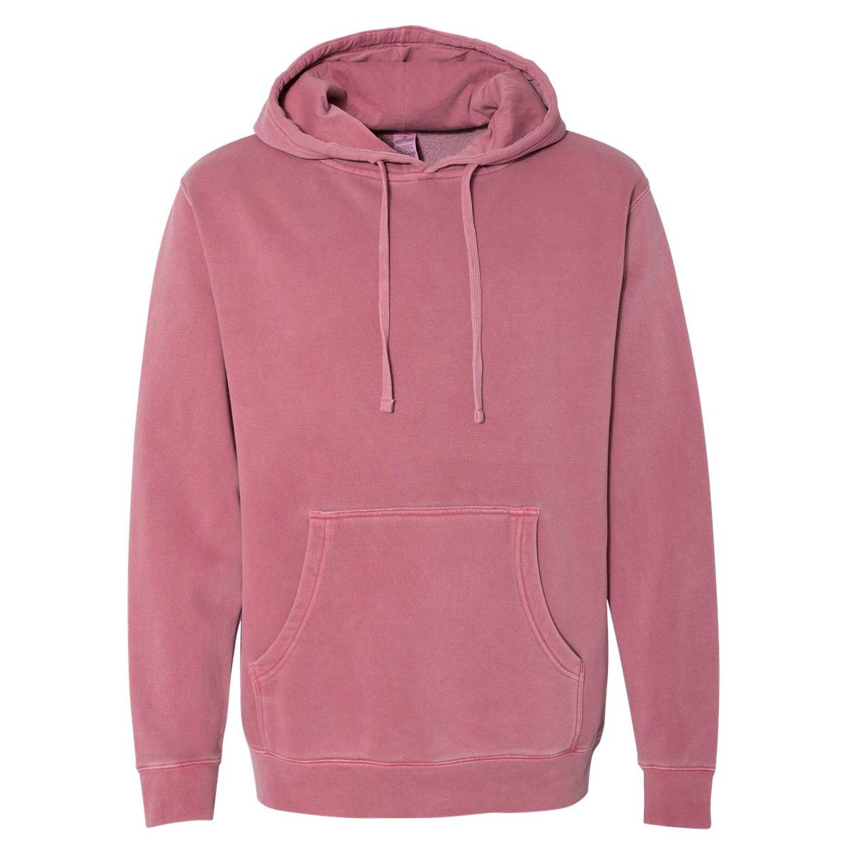 Pigment Black Sweatshirt - Independent Trading Co. - Heavyweight Dyed